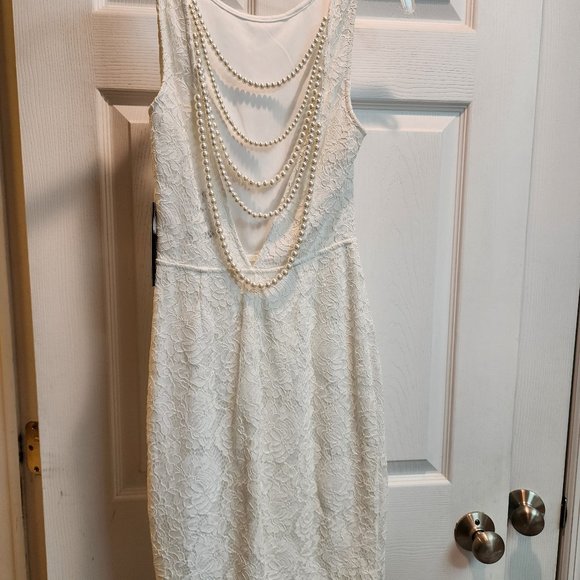 White Lace Dress - Picture 2 of 3